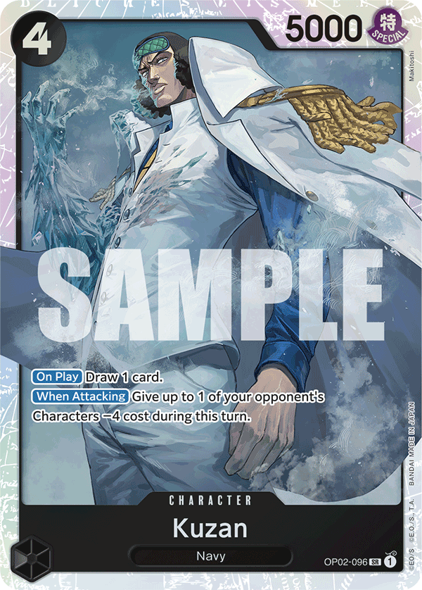 Kuzan - onepiece TCG Card