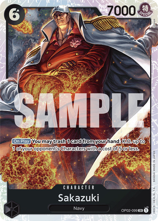Sakazuki - onepiece TCG Card