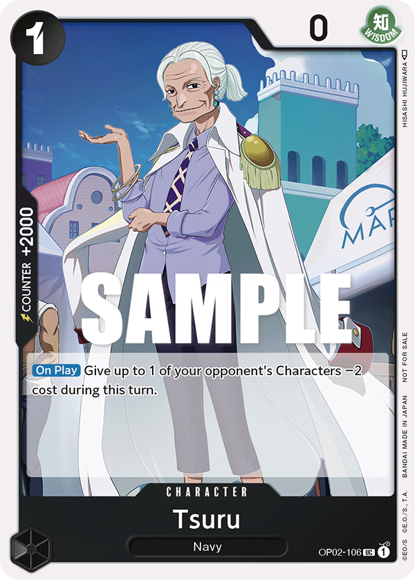 Tsuru - onepiece TCG Card