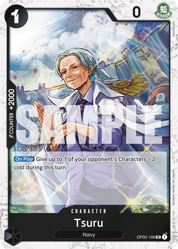 Tsuru - onepiece TCG Card