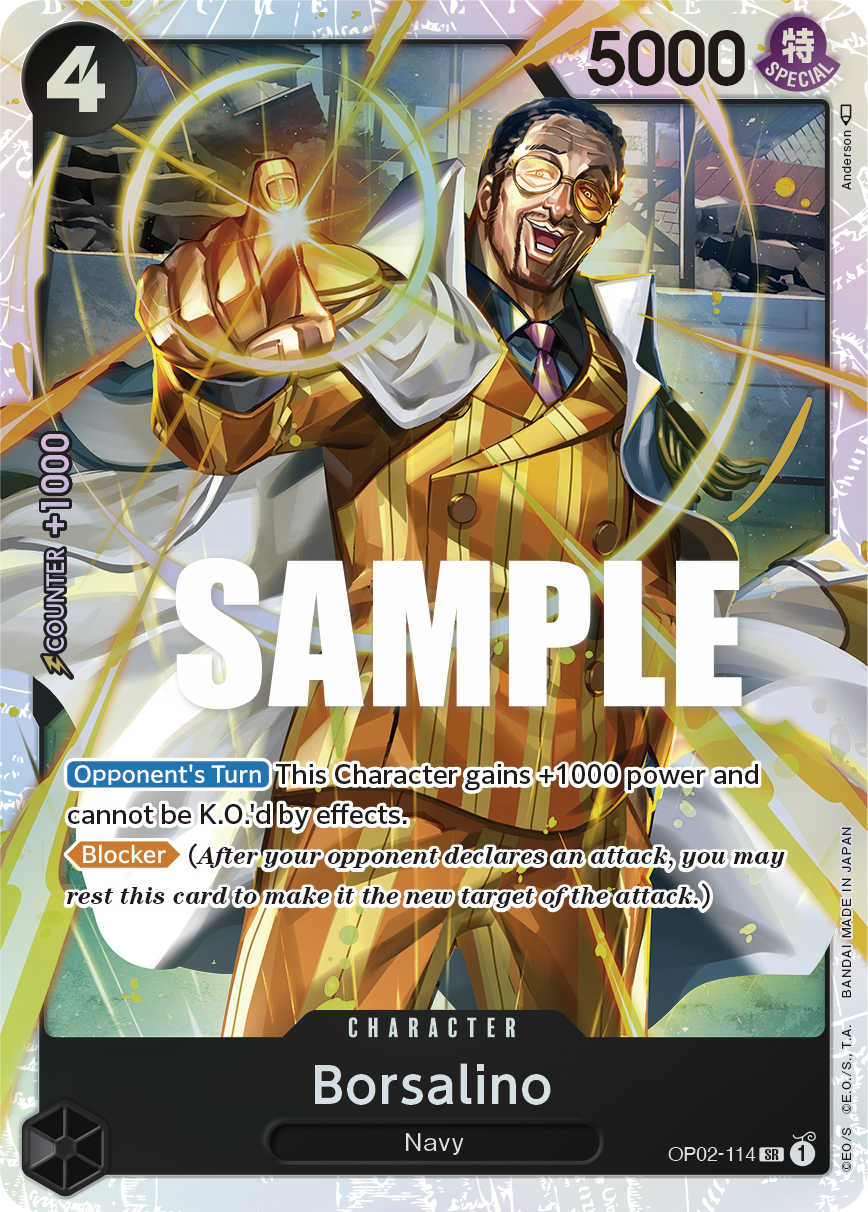 Borsalino - onepiece TCG Card