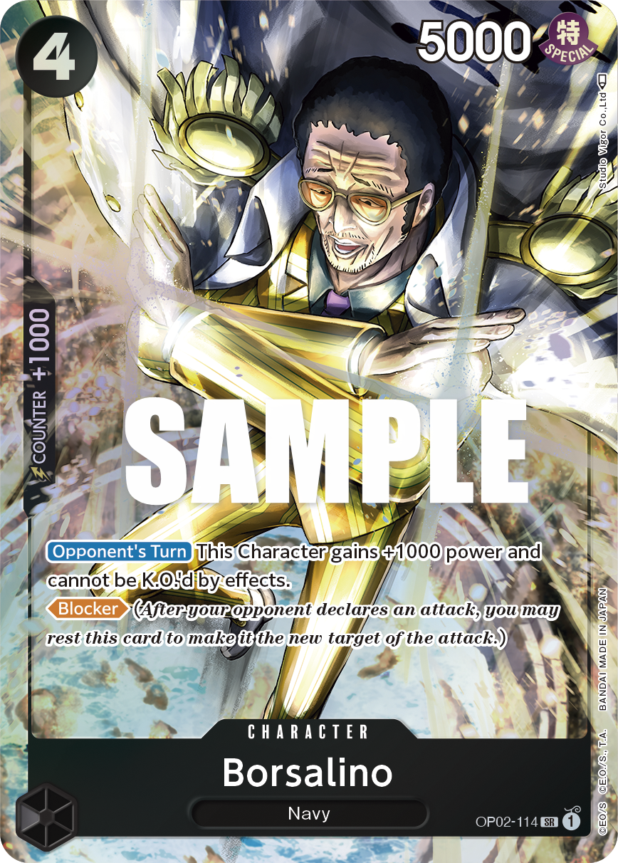Borsalino - onepiece TCG Card