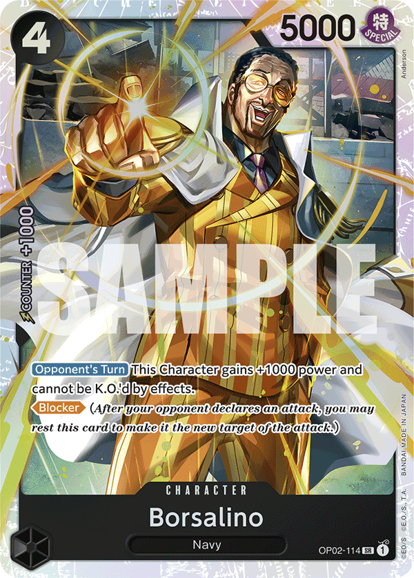 Borsalino - onepiece TCG Card