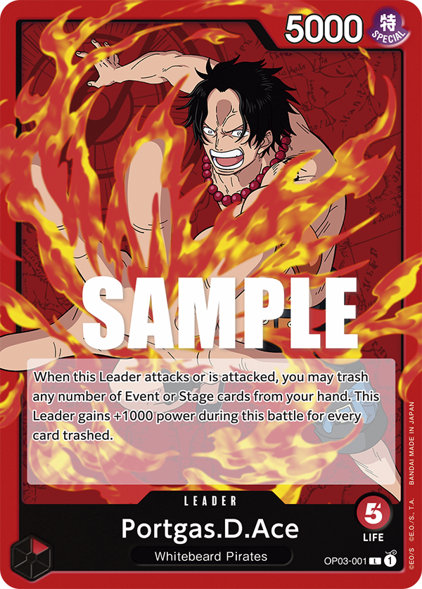 Portgas.D.Ace - onepiece TCG Card