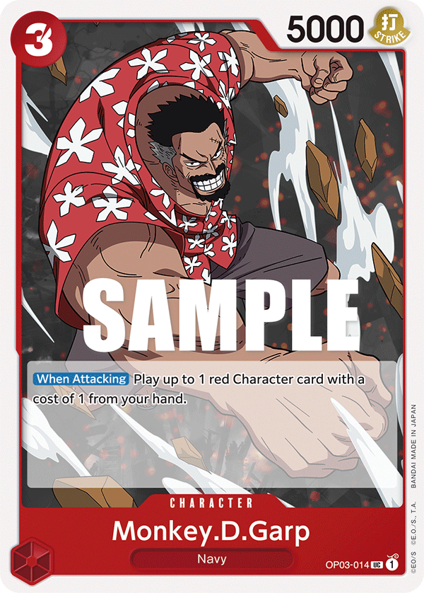 Monkey.D.Garp - onepiece TCG Card