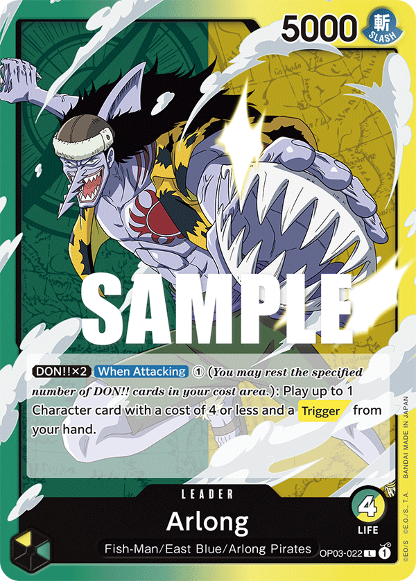 Arlong - onepiece TCG Card