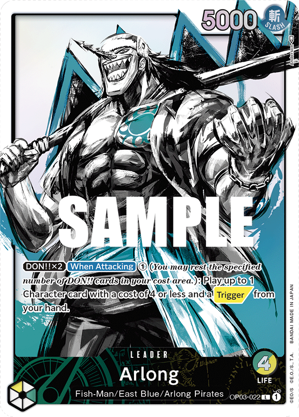 Arlong - onepiece TCG Card