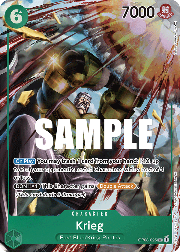 Krieg - onepiece TCG Card