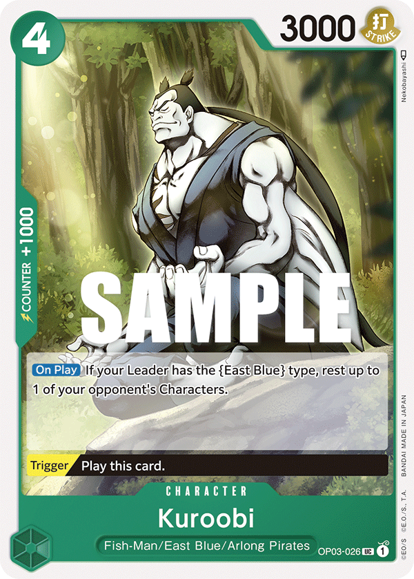 Kuroobi - onepiece TCG Card