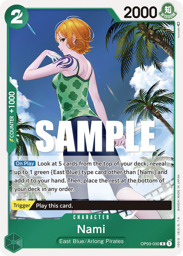 Nami - onepiece TCG Card