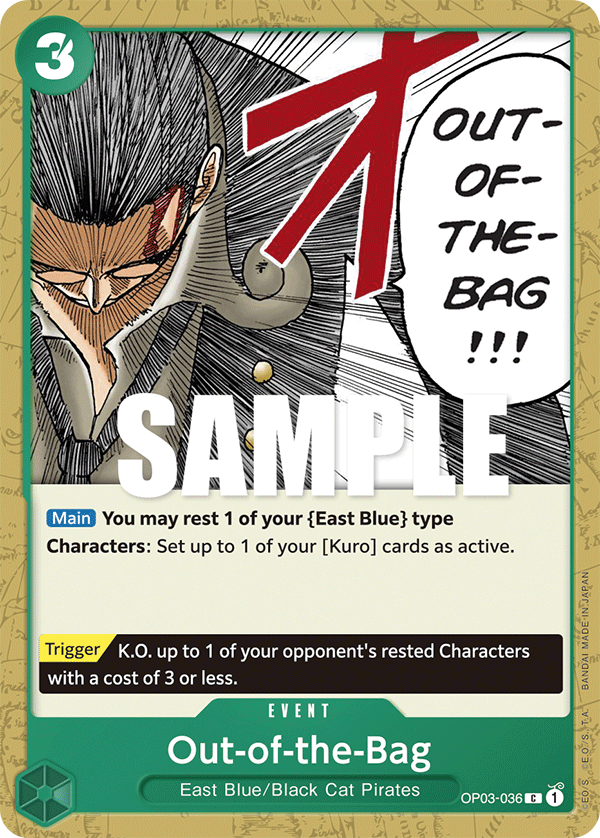 Out-of-the-Bag - onepiece TCG Card