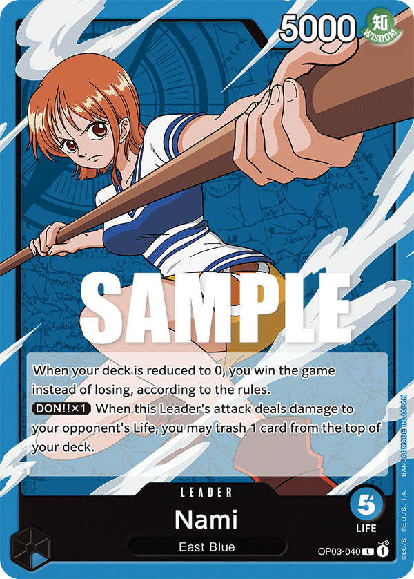 Nami - onepiece TCG Card