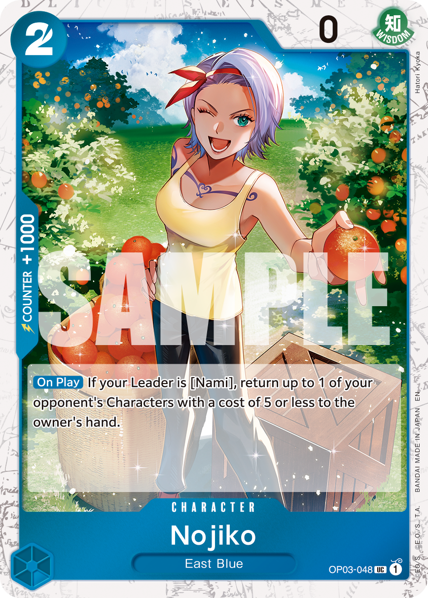 Nojiko - onepiece TCG Card