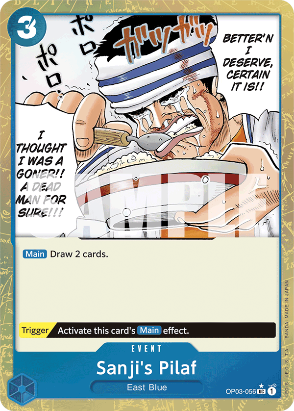 Sanji's Pilaf - onepiece TCG Card