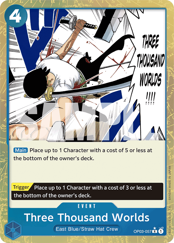 Three Thousand Worlds - onepiece TCG Card