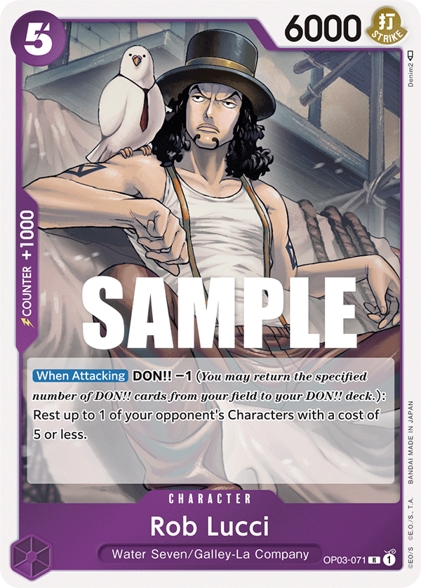 Rob Lucci - onepiece TCG Card