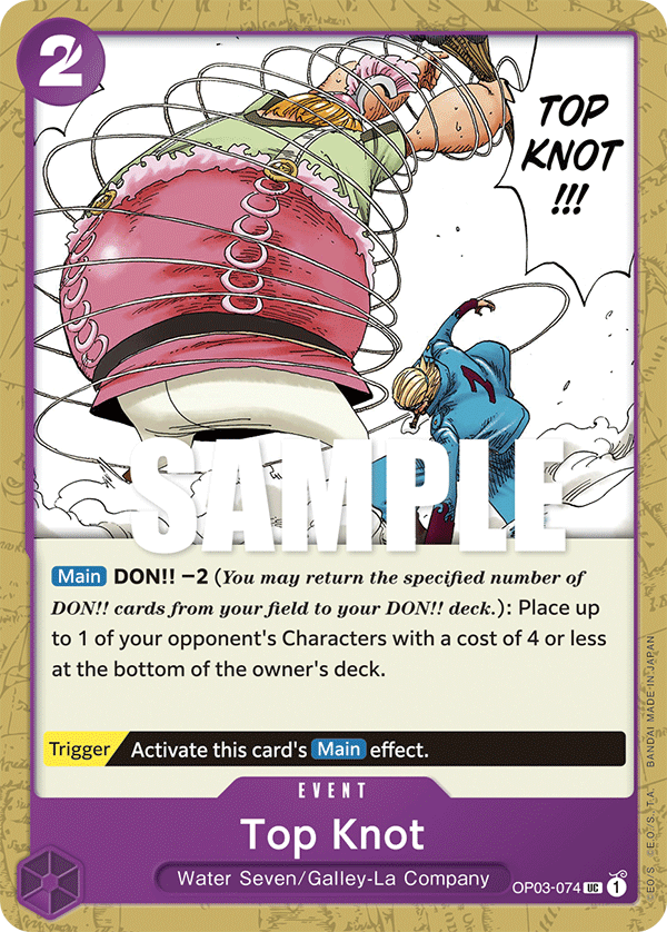 Top Knot - onepiece TCG Card