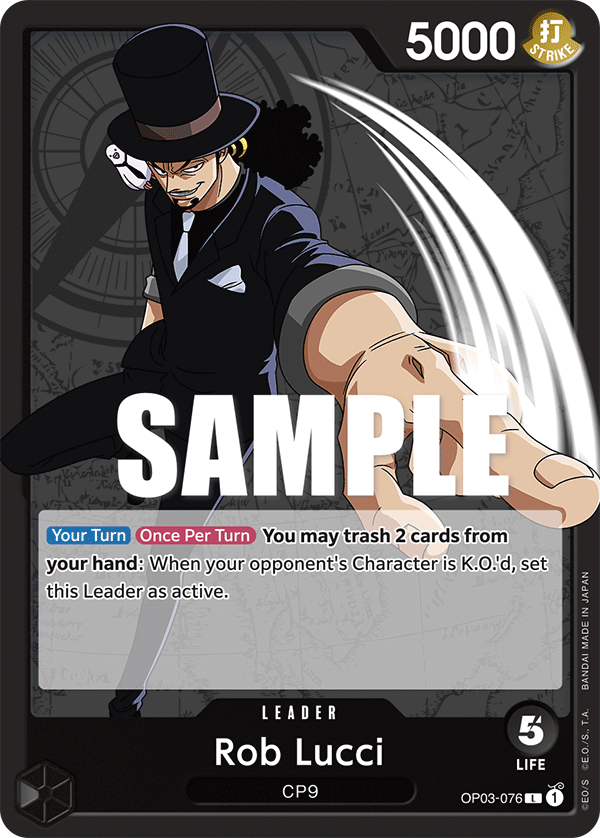 Rob Lucci - onepiece TCG Card