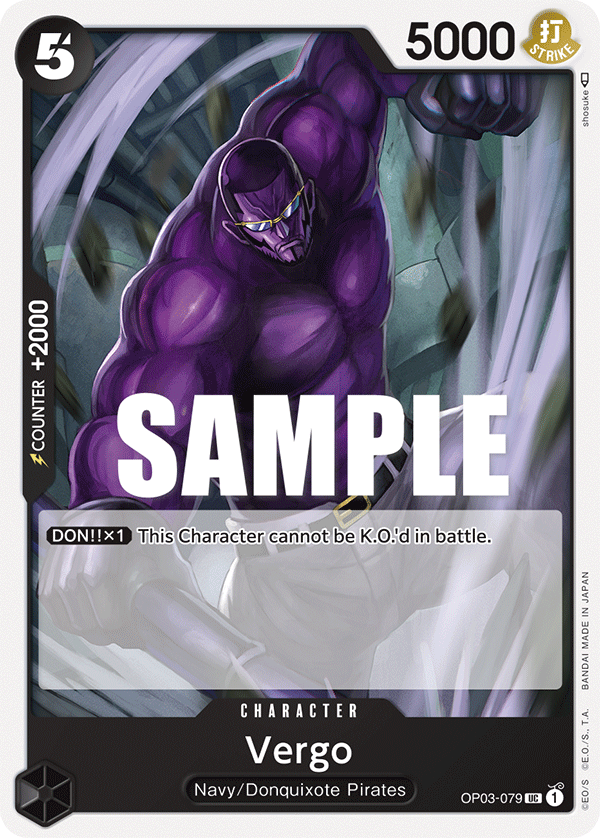 Vergo - onepiece TCG Card