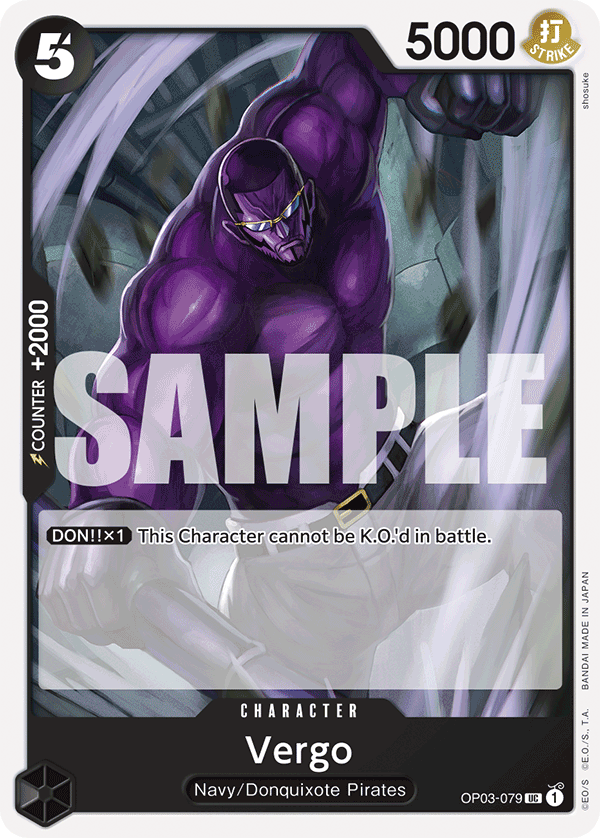 Vergo - onepiece TCG Card