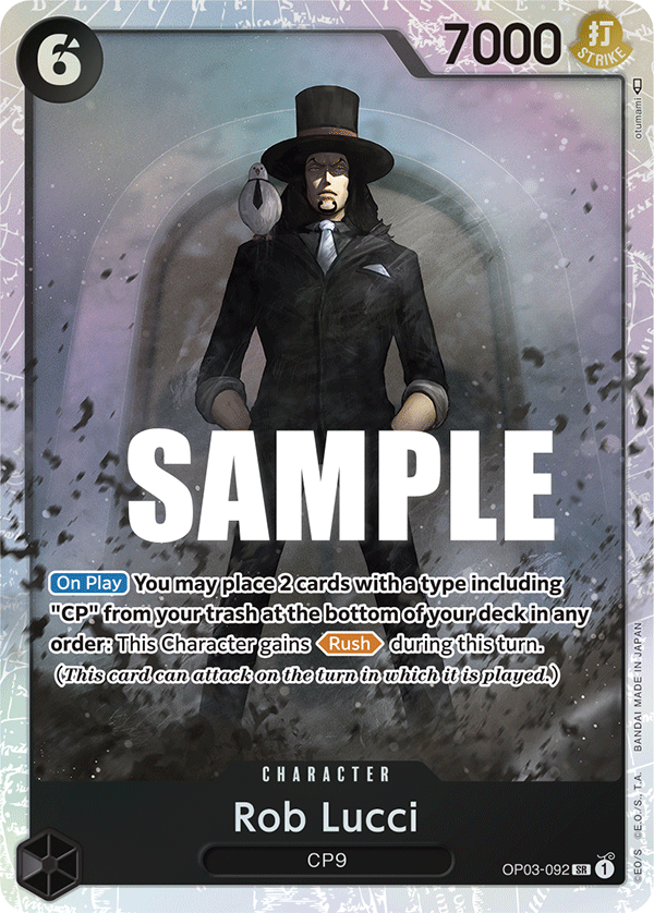 Rob Lucci - onepiece TCG Card