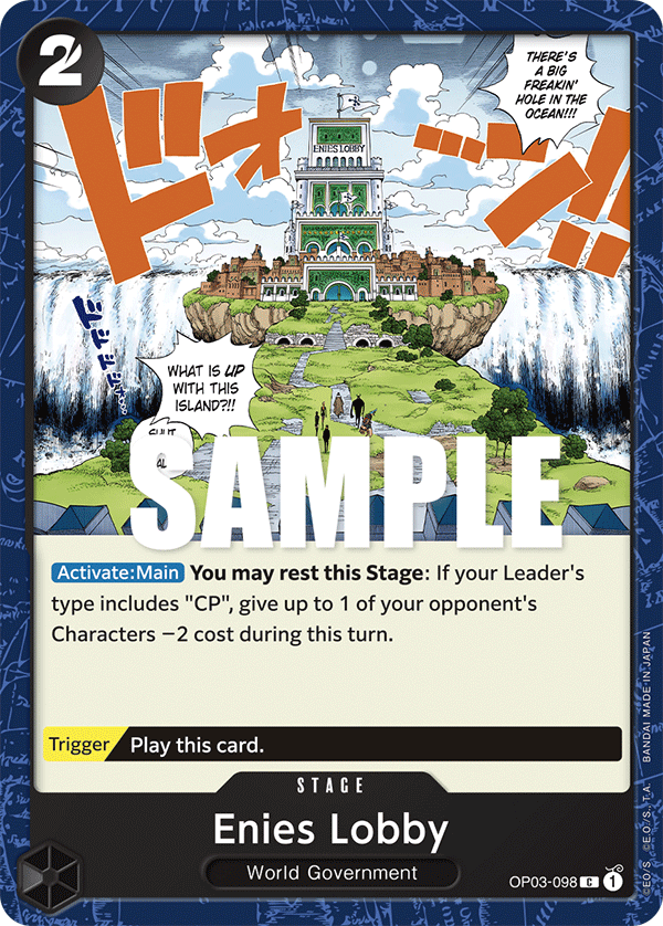 Enies Lobby - onepiece TCG Card
