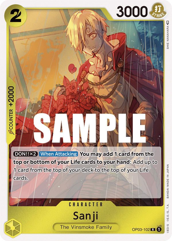 Sanji - onepiece TCG Card