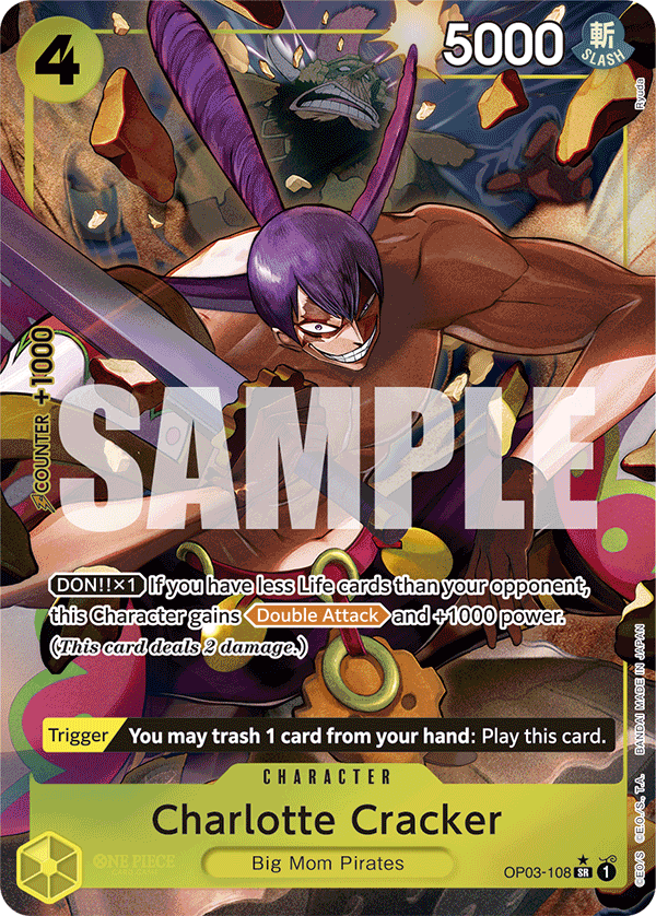 Charlotte Cracker - onepiece TCG Card