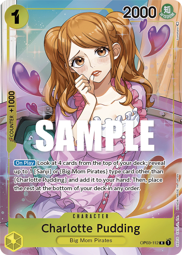 Charlotte Pudding - onepiece TCG Card