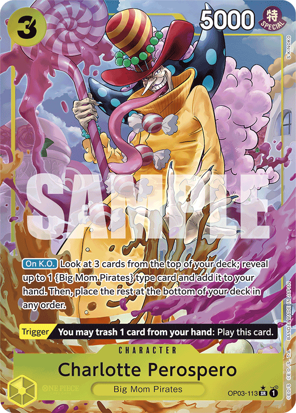 Charlotte Perospero - onepiece TCG Card