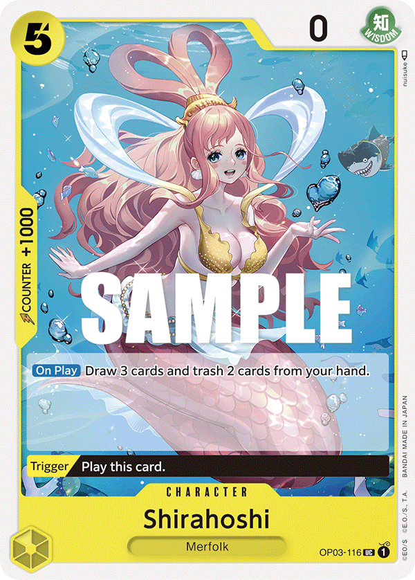 Shirahoshi - onepiece TCG Card