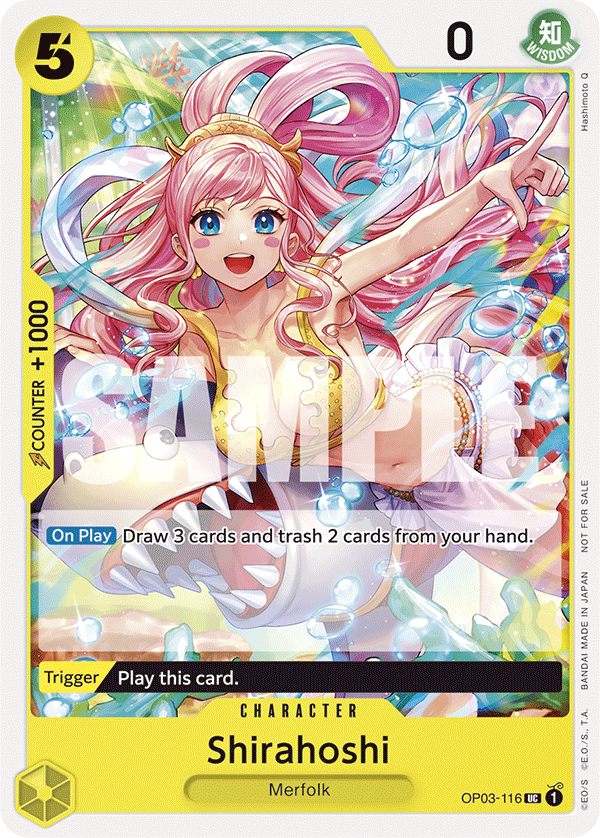 Shirahoshi - onepiece TCG Card