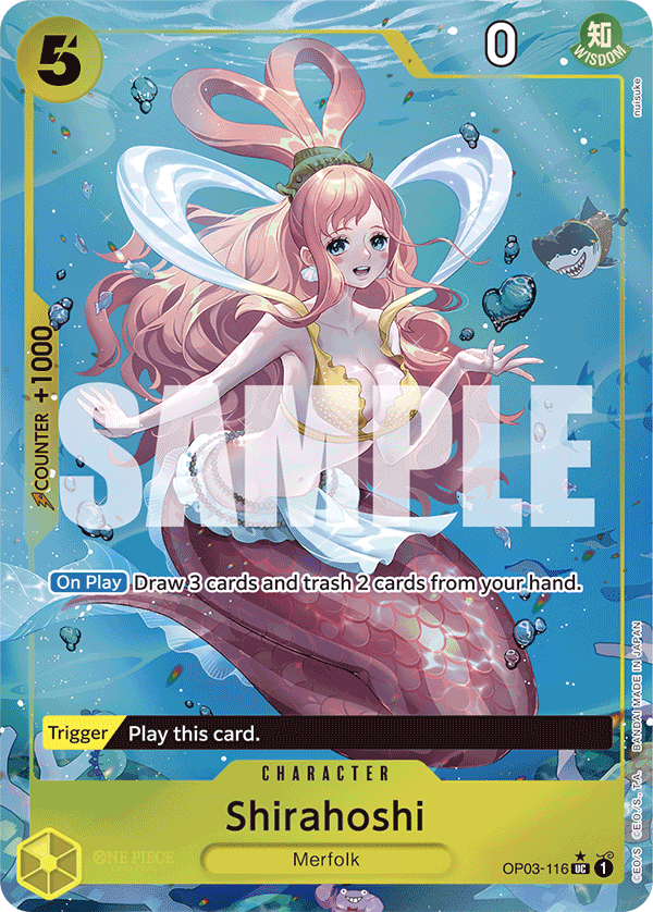 Shirahoshi - onepiece TCG Card