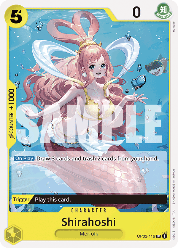 Shirahoshi - onepiece TCG Card