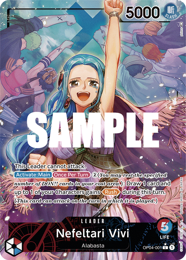 Nefeltari Vivi - onepiece TCG Card