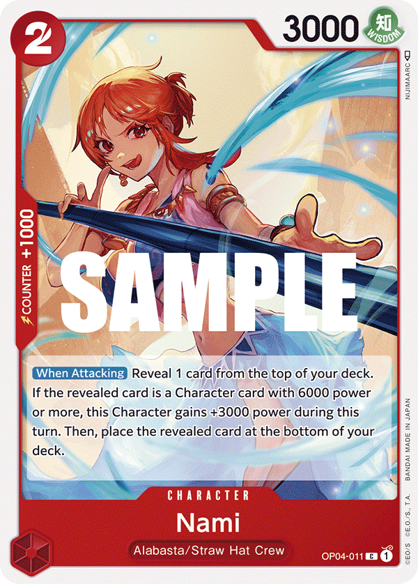 Nami - onepiece TCG Card
