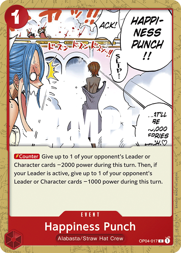 Happiness Punch - onepiece TCG Card