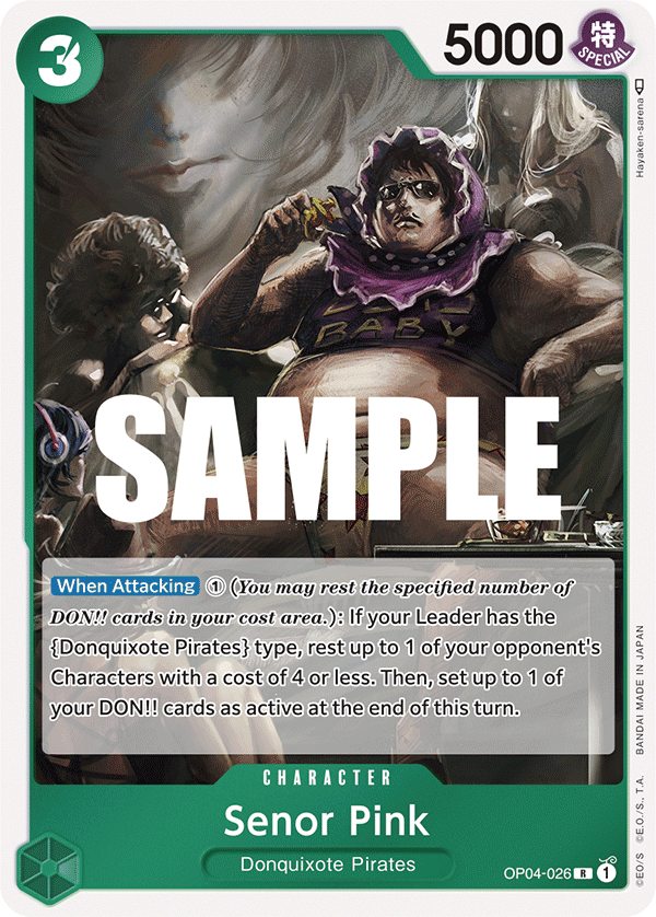 Senor Pink - onepiece TCG Card
