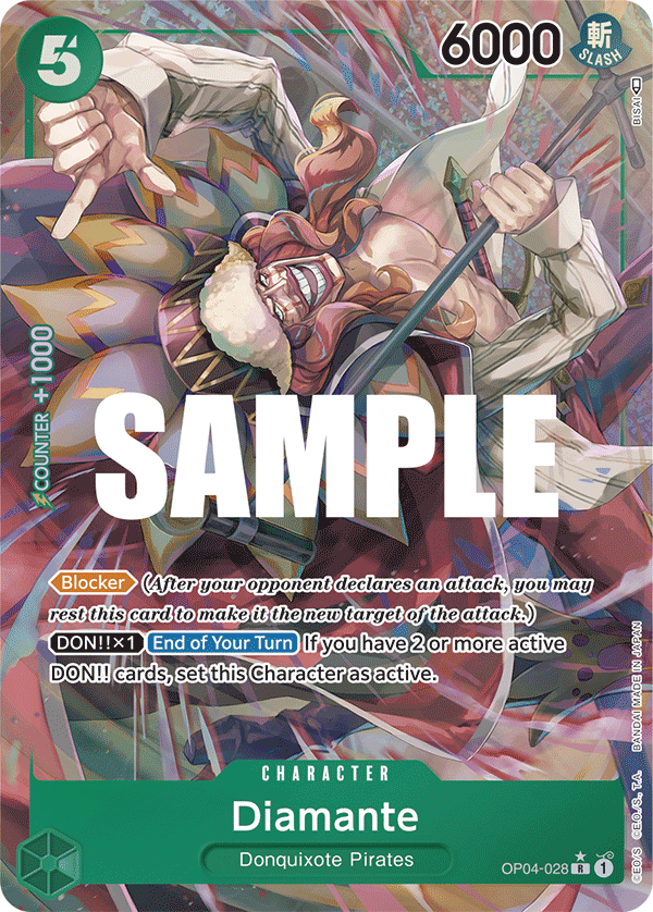 Diamante - onepiece TCG Card