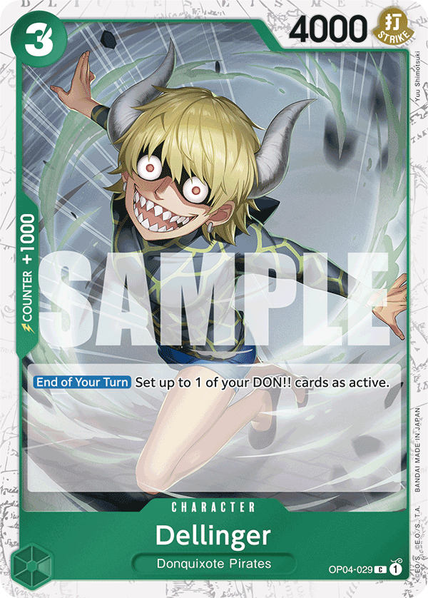 Dellinger - onepiece TCG Card