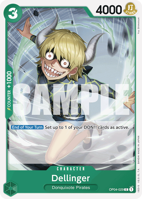Dellinger - onepiece TCG Card