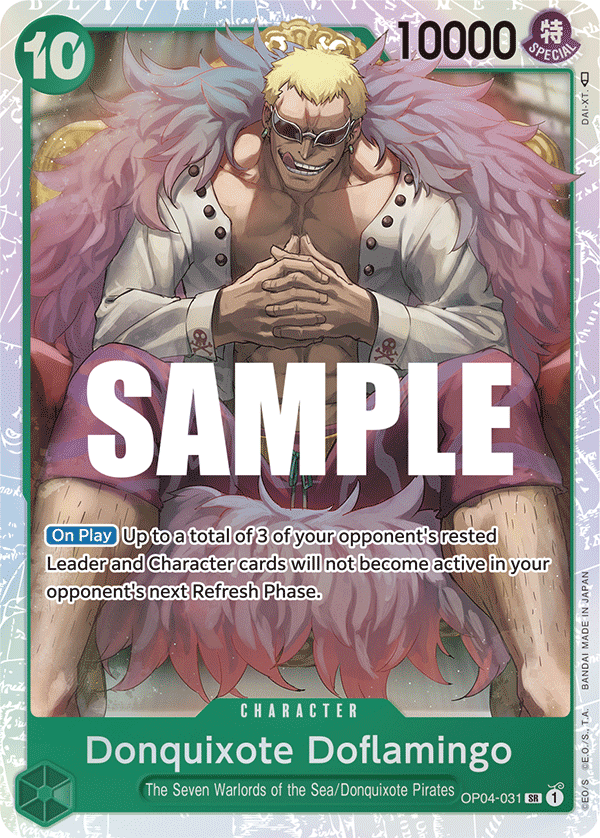 Donquixote Doflamingo - onepiece TCG Card