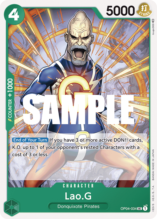 Lao.G - onepiece TCG Card