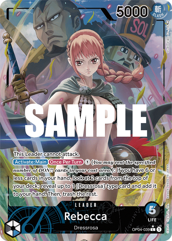 Rebecca - onepiece TCG Card
