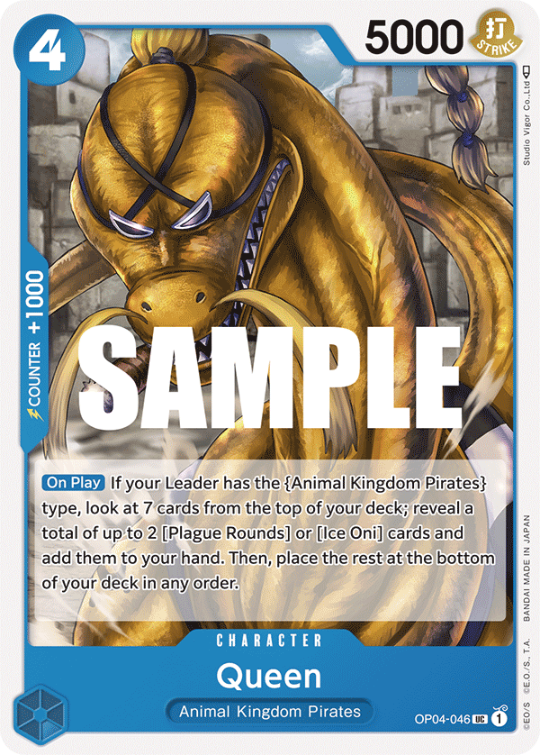 Queen - onepiece TCG Card