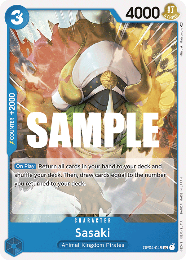 Sasaki - onepiece TCG Card