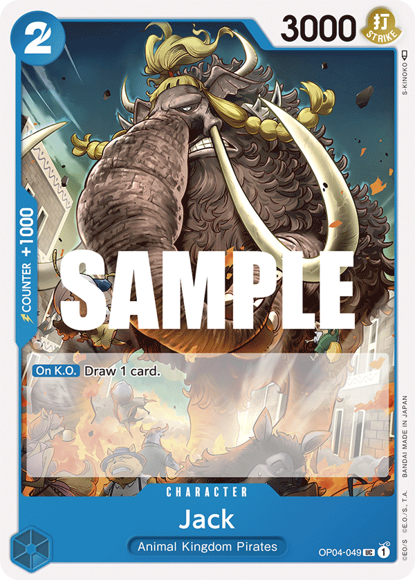 Jack - onepiece TCG Card