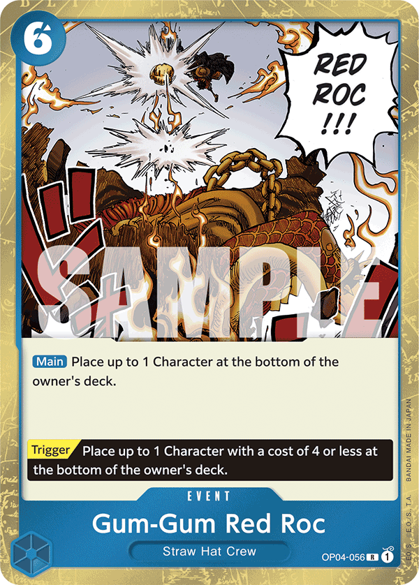 Gum-Gum Red Roc - onepiece TCG Card