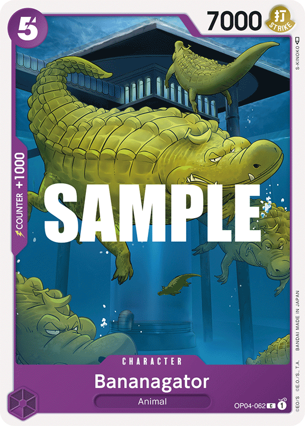 Bananagator - onepiece TCG Card