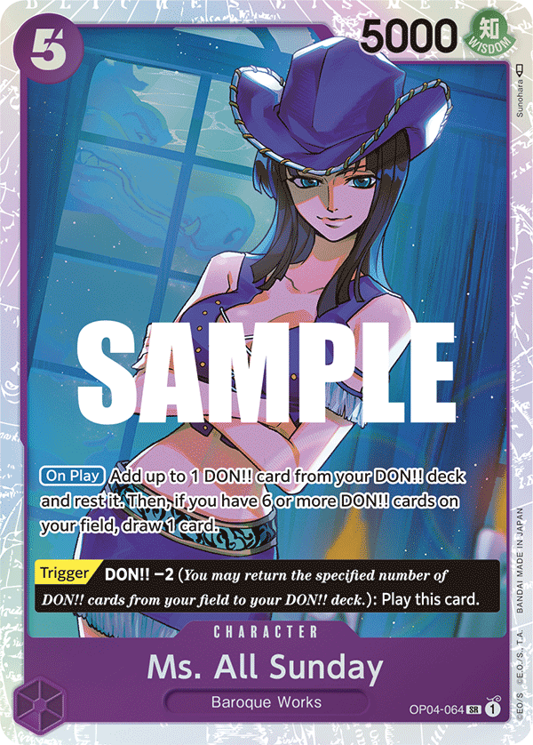 Ms. All Sunday - onepiece TCG Card